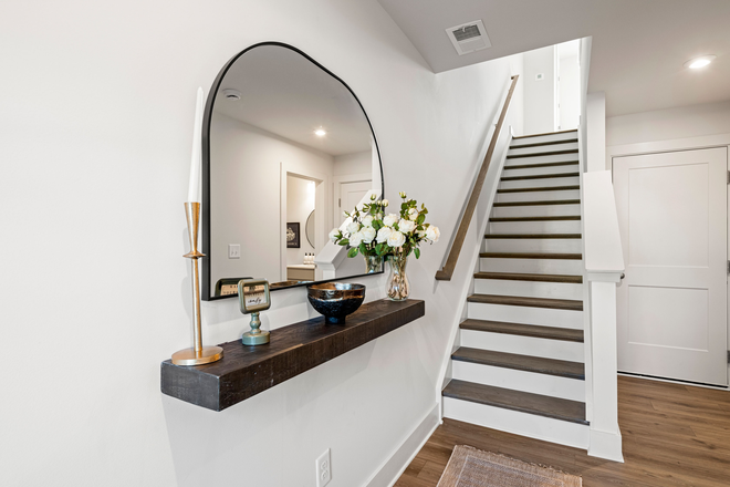 Entryway - Furnished Bedroom with Private Bathroom | 3 Bedroom Townhome in Grant Park near Beltline