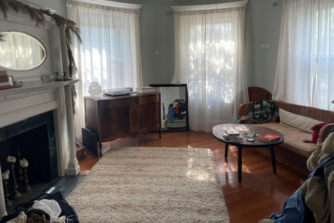 living - No fee! very spacious charming apartment with high ceilings , porch, laundry