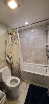 Bathroom - Sunny top floor apartment with bedrooms, near Kendall Sq, MIT, MGH