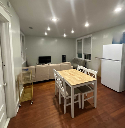Living Room - Fully Furnished, all hardwood floors - RENT IS NEGOTIABLE. 1-bedroom available. Less than 0.5 Mile, 5-minute walk to Tulane & Loyola House