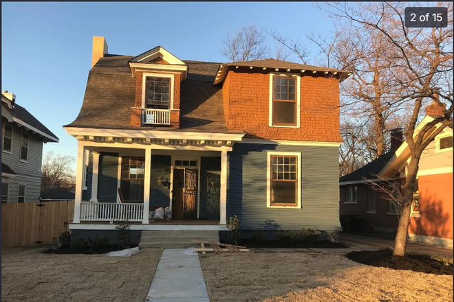 Front yard view - House
