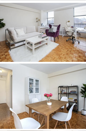 Living/Dining areas - One Bedroom at The Brook House (Brookline)