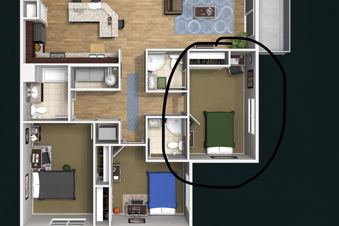 Apartment layout - The lotus