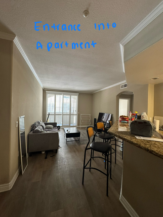 entrance to apt - Regents La Jolla, 5 min to campus, den(1,200), double bed(650), Master single (1708 or 854)