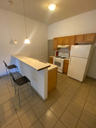 Kitchen from side - 2/3 Bedroom, 1 Bath, Within Temple Patrol, In-Unit Washer/Dryer, Central Air, Big Rooms, Back Yard Apartments
