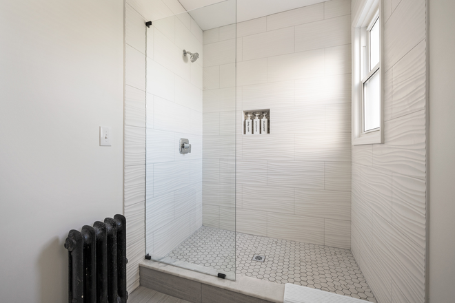 Bathroom 1 shower - Furnished Large 4 BDR duplex Apt close to Seton Hall, Utilities included, Student shares welco