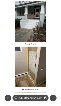 Outside and inside - Apartment near odu campus