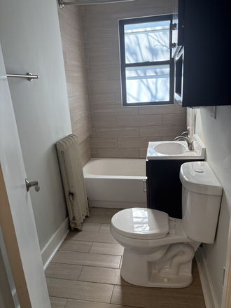 Bathroom - Lincoln Park Studio — $1,500 — Near Diversey Brown Line — Available Now Apartments