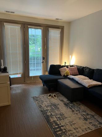 Living room - furniture not included - Relet:1BR apt for PU Faculty/Staff affiliate only-Stanworth Lane-Princeton