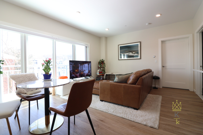 living room - New construction Brighton 1 bed with off street parking - 7/1