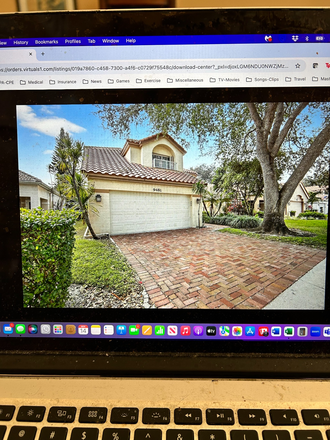 Front of house - Furnished waterfront home with pool.