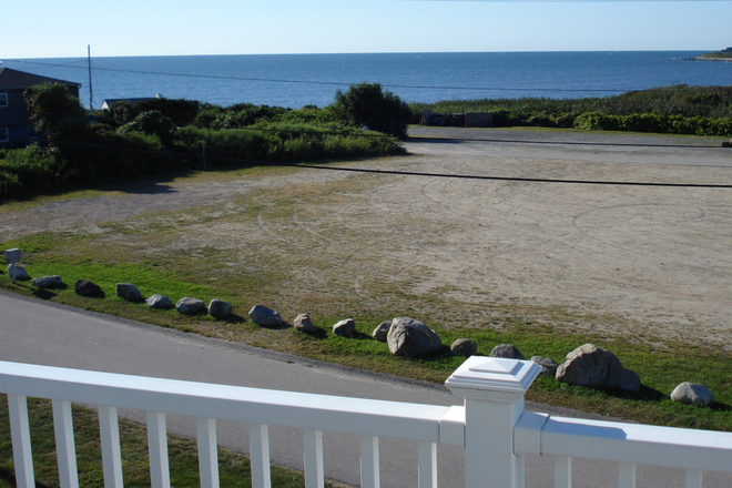 Ocean View from Main Floor Deck. - Clean, Modern Home with an Ocean View!
