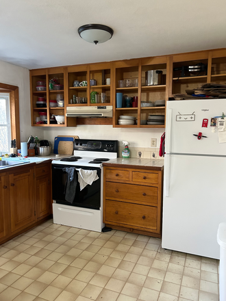 Kitchen - Master bedroom with full private bathroom and deck House