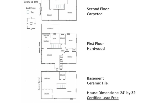 Floor Plan - Lovely Cape Cod with Finished Basement House