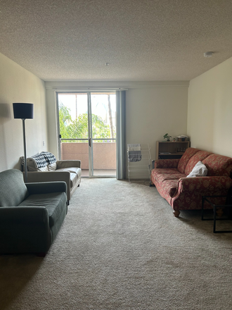 living room - Shared master bedroom in Costa Verde Village -- close to UTC and UCSD bus routes