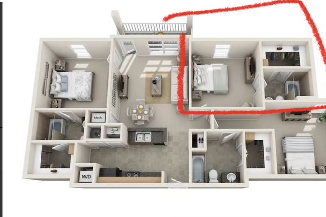 Floor plan - Crimson Place Apartments