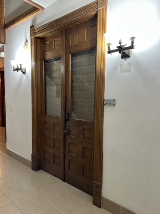 Studio entrance door - Boutique Purdue Student Living Apartments