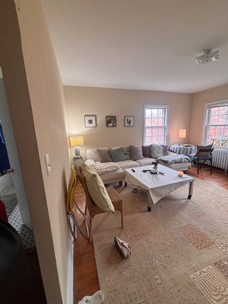 Living room - Cheap Spring Valley Apartment, 5 min walk from campus, near metro stop, looking for summer sublette