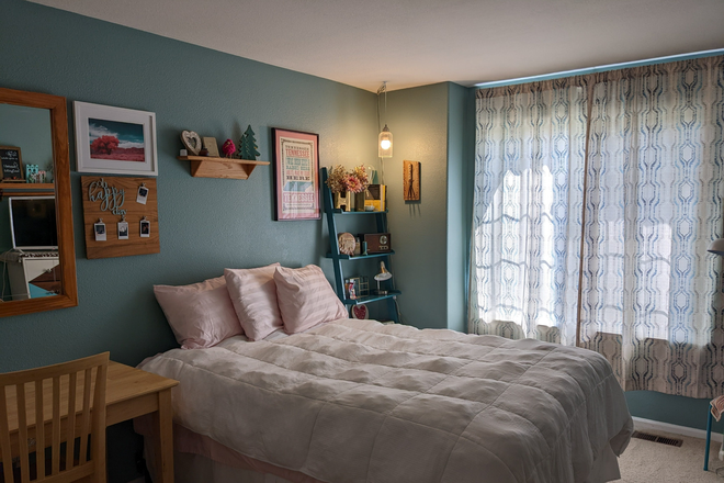 Bedroom - Quiet suburban home with character (and a Buff alum for a roommate!)