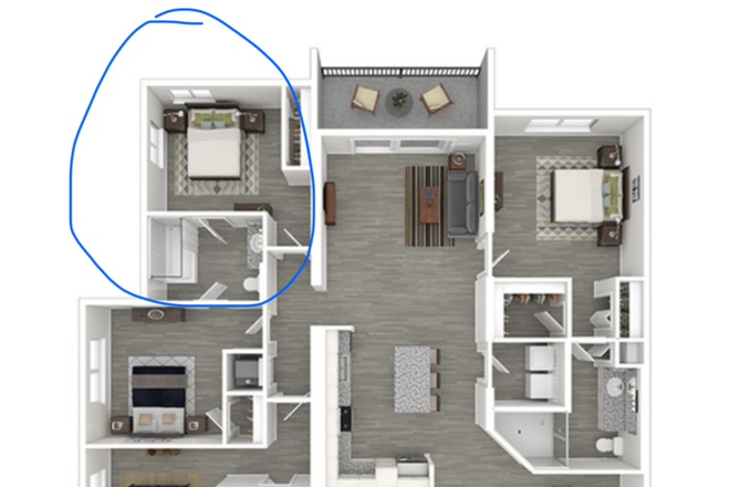 Bedroom - Cortland Uptown Boca- female only- Move in anytime after November 8 Apartments