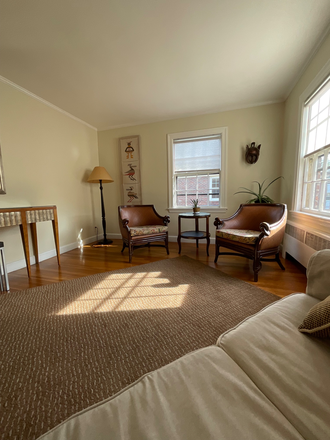 Living Area - Fully Furnished 2 BR, well-maintained condo, desirable W.Cambridge, Faculty/PostDoc at Harvard/MIT