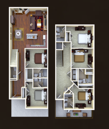 floor plan - 5x5.5 Rutherford