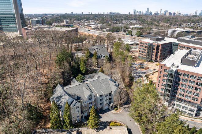 Aerial View - 3BR/2BA Apartment with Garage in Quiet, Gated Community