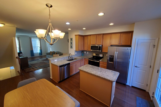 Kitchen - Stainless Steel Appliances - 1 Master Bedroom will be Available September 2026 -  TOWNHOME STEPS FROM JOHNS HOPKINS HOSPITAL