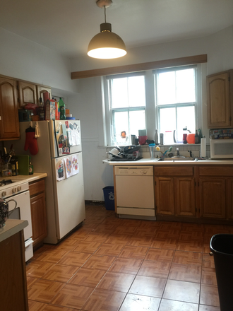 Kitchen - Beautiful Large 4 BD. Beacon St Apt, C & D Lines, NO Fee,