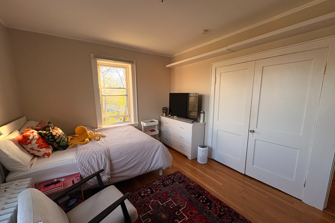 bedroom/living room - Bright, Cozy studio near Porter/Davis Apartments