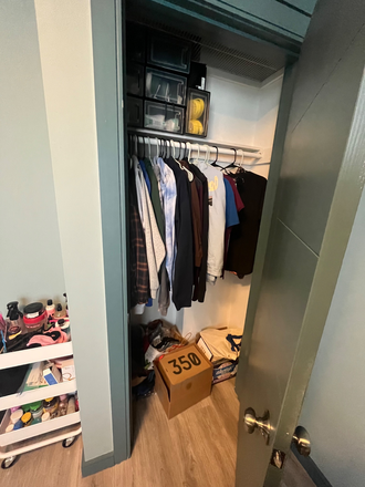 Bedroom closet - Furnished apartment w/ access to the city and South Bay