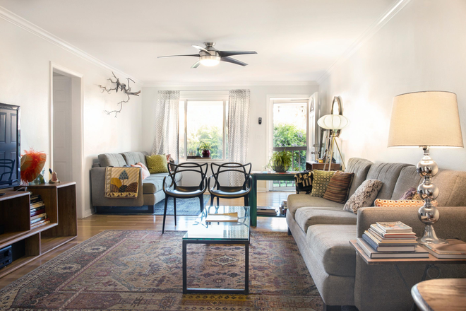 Living Room - Breezy "Eastside" Costa Mesa 2 Bedroom Private Fenced Yard Home Near Newport Beach Back Bay
