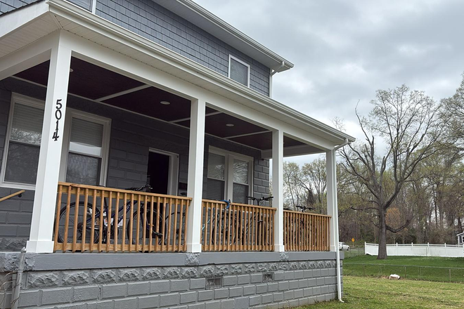 Outside front - House close to campus
