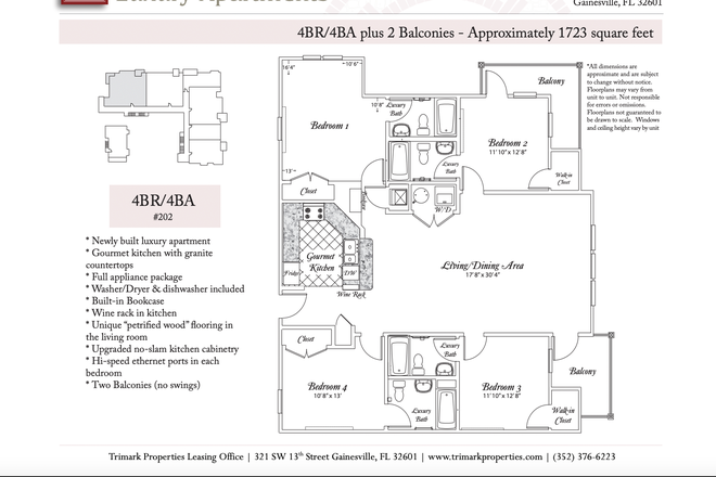 Bedroom 3 - Archstone by Trimark Luxury Apartments