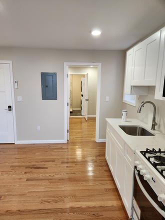 View from the kitchen into the office room - Two Room Studio Across from Nassau Hall Apartments