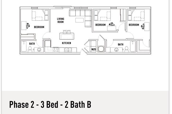 Floor Plan. You will have bedroom on the left - Chauncey Square Apartments