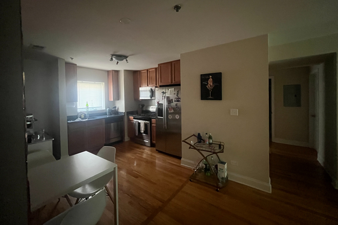 Kitchen - Apartment on Ridge Near Noyes Station