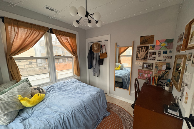 Sublet bedroom - Cute and Spacious Summer and/or Fall Sublet in Wellington/Halsted 4-Bed Apartments