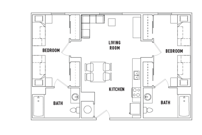 Apartment layout - Plaza Verde 2