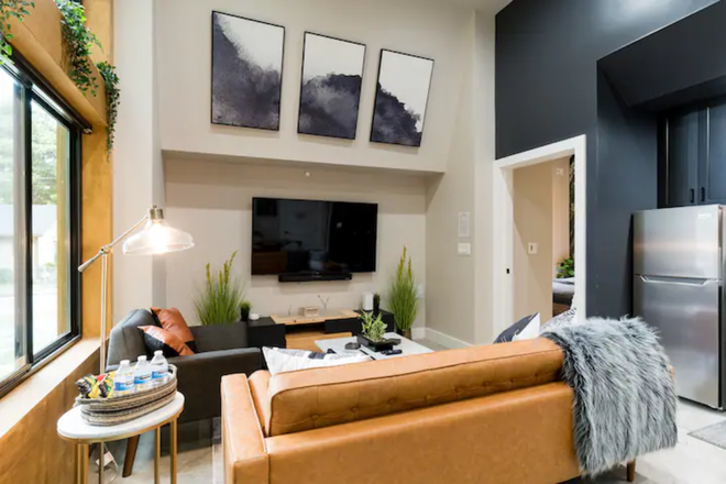 Living Area - Fully Furnished 2BR/2BA Guesthouse near Grant Park – 15 Minutes to Emory