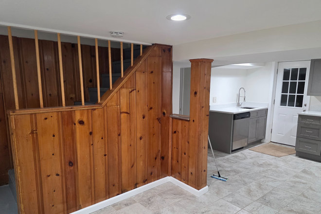 Spacious open floor plan ready for your unique set up! - All-Inclusive 1BR/1BA Basement Apartment | Private Entrance, In-Unit Laundry & Month Cleaning