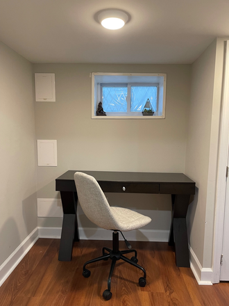Study Area - Garden Level Furnished 1BR 1BA Suite 10 min Walk to JHU Homewood - All Utilities Included!