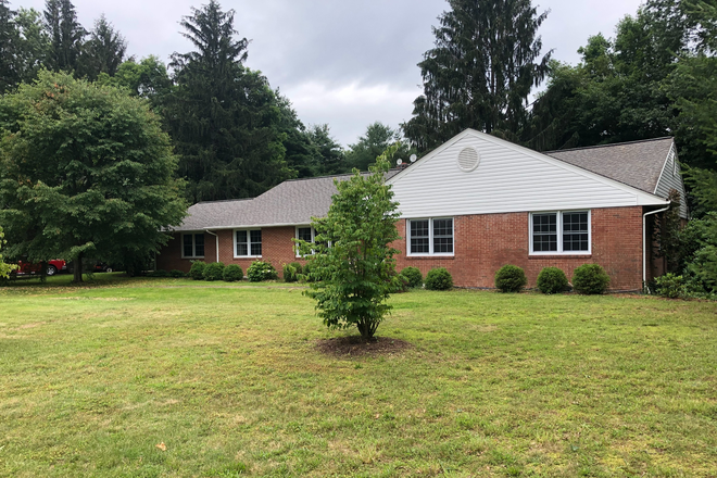 View from Road - 4 BR Home Close to VT and University Mall.  Available for families only.