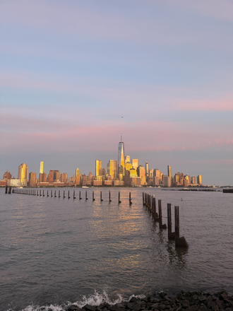 View from downstairs - Master Bedroom Sublet Jersey City Apartments