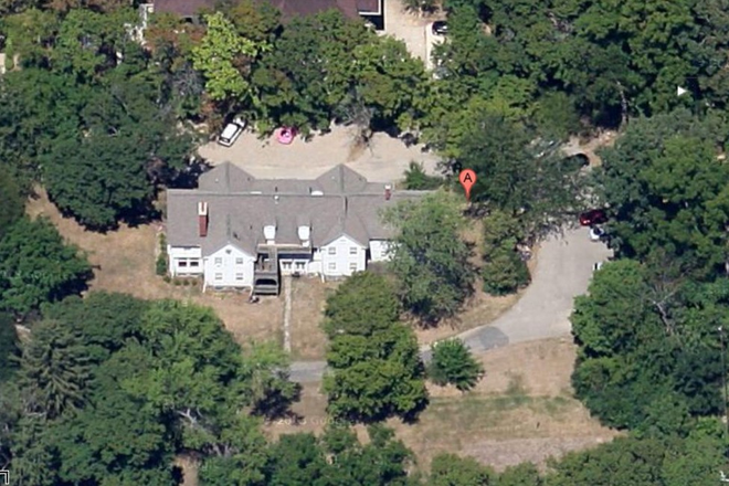 Aerial view from Google - 1043 Baldwin Ave 1-17 Townhome