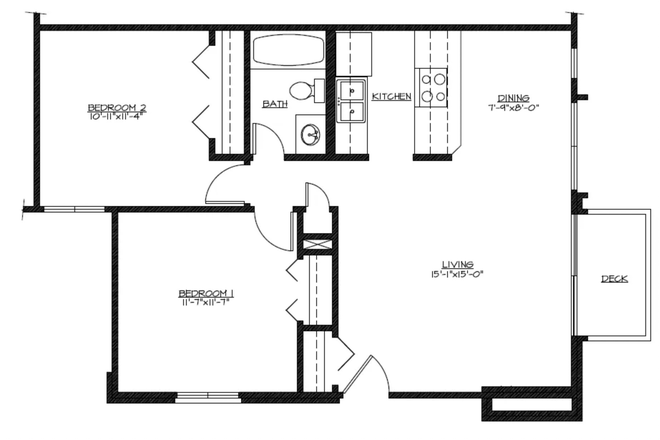 Floorplan - Flatiron View Apartments