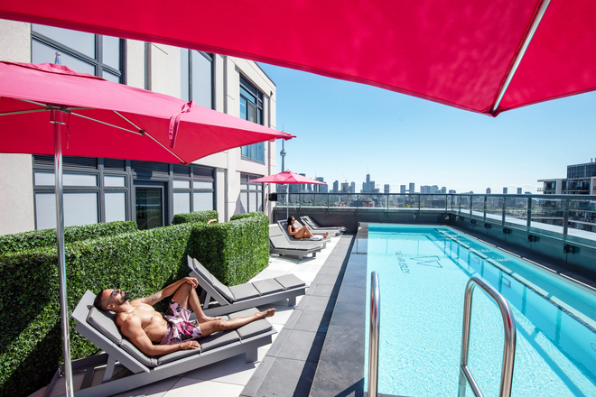 LIDO - Signature Rooftop Pool - WAVERLEY - Boutique Rental Living at College & Spadina