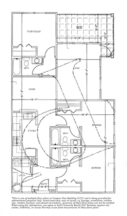 Floorplan - Campus View Apartments