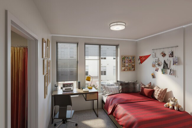 Bedroom - Tempo College Park Apartments