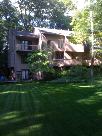 Front lawn view of lower level apartment - UNIQUE 1 BEDROOM IN HARDWOOD FOREST/10 MINUTES TO CAMPUS Apartments
